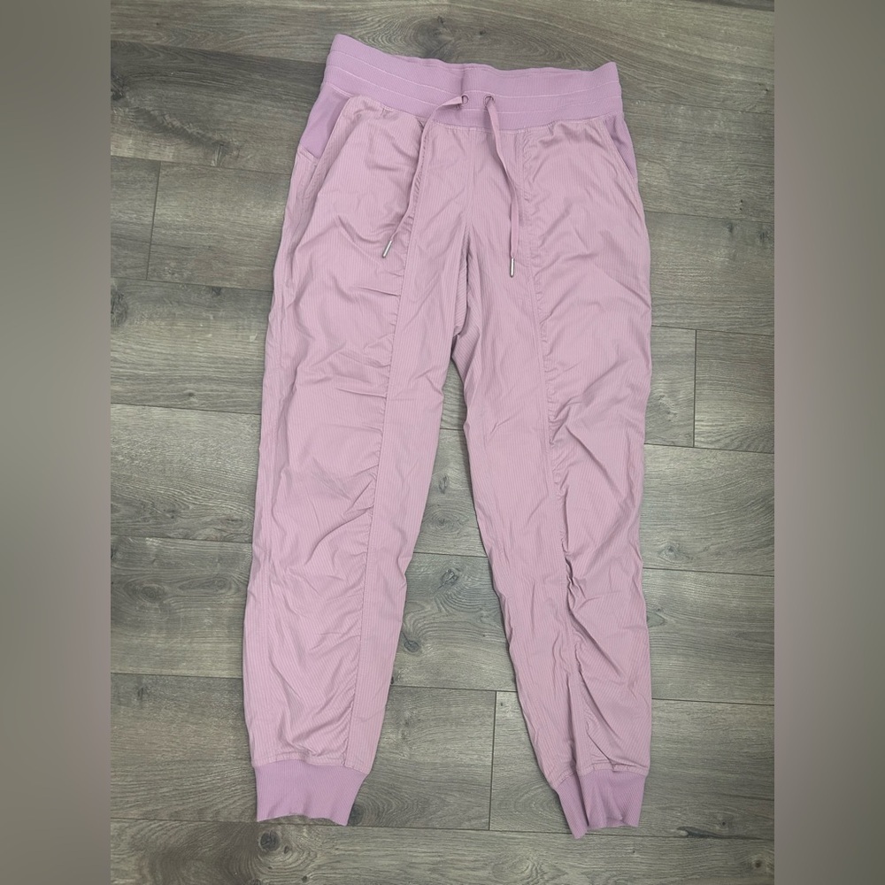 lululemon athletica Pink Ribbed Jogger Pants